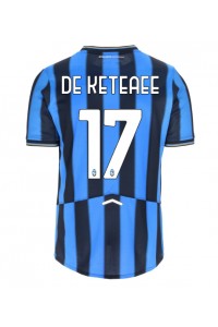 Atalanta Charles De Ketelaere #17 Jalkapallovaatteet Kotipaita 2025-26 Lyhythihainen